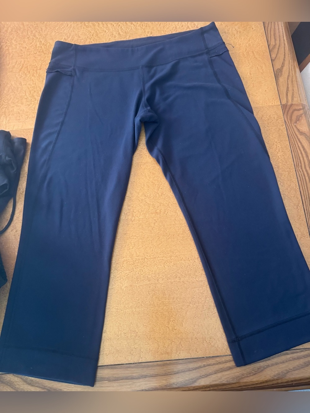 Lululemon Vintage Astro Wide Leg Crop Pants True Navy Size 12